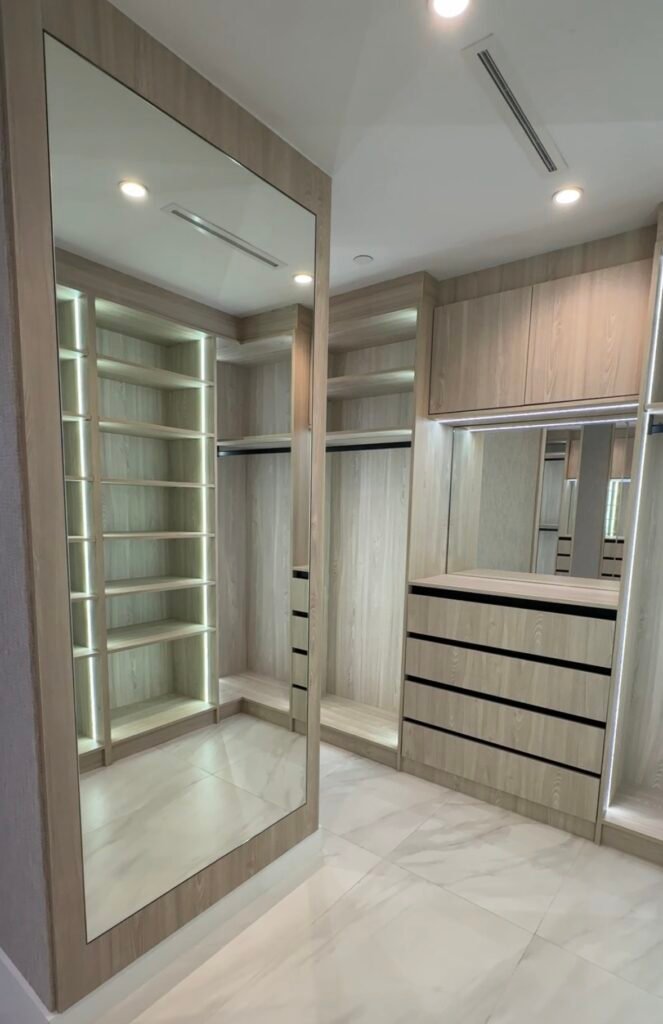 Framed LED Closet Mirrors